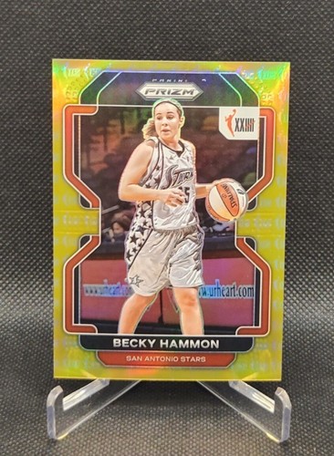 2022 Panini Prizm WNBA #165 Becky Hammon W25 Gold Prizm 05/10 SP
