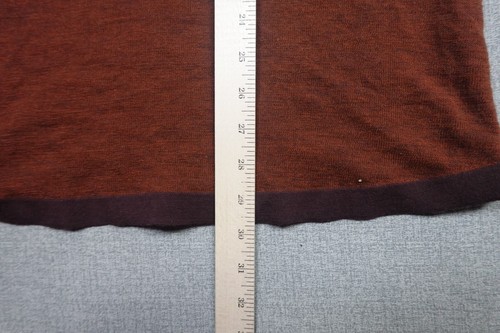Smartwool Quarter Zip Sweater Mens Medium Orange Wool Intraknit 250 Hiking Run - Picture 8 of 10