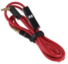 3.5mm Stereo Audio Male to Male Cable 1.2M With Microphone And Control Button...