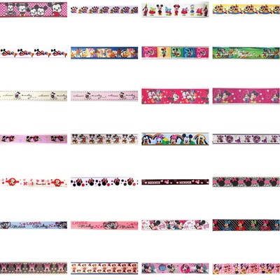MICKEY MOUSE and Friends DISNEY Grosgrain Ribbon Trim Hair Craft by the Yard