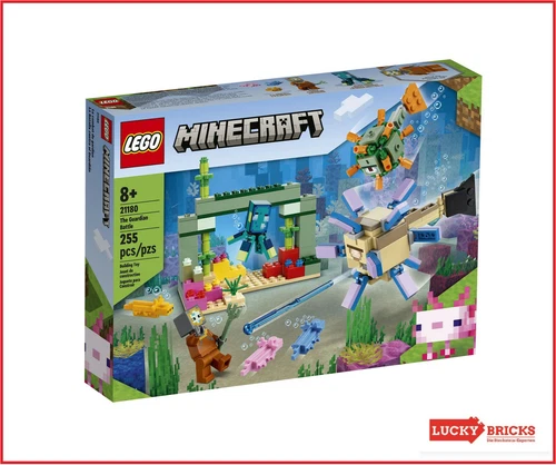LEGO® Minecraft 21180 - Das Wächterduell + NEU & OVP +