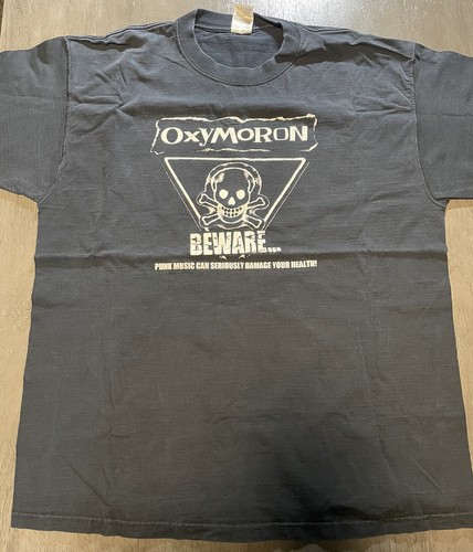 Vintage - Oxymoron - Beware - T-Shirt - Size: XL - Rare - Punk - Oi!