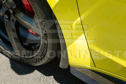Front Splash Mud Flap For 22-Up Corvette C8 Extended Style CARBON FLASH METALLIC - Picture 6 of 22