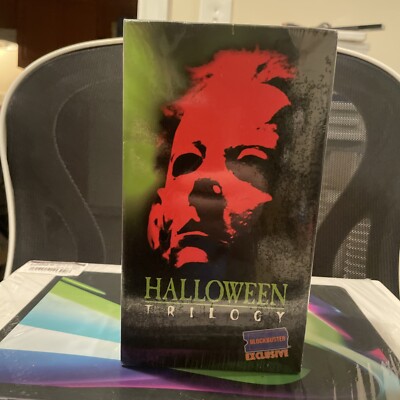 Halloween Trilogy 1, 2 & 3 Blockbuster Exclusive VHS Tapes Box Set 1997 Rare