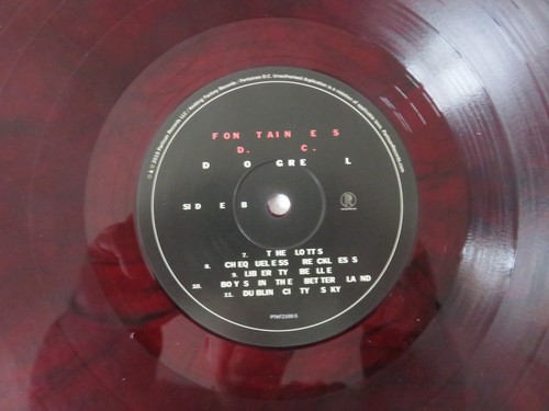 FONTAINES D.C. Dogrel AUTOGRAPHED RED SWIRL VINYL LP & Darklands Versions CD - Imagen 16 de 23