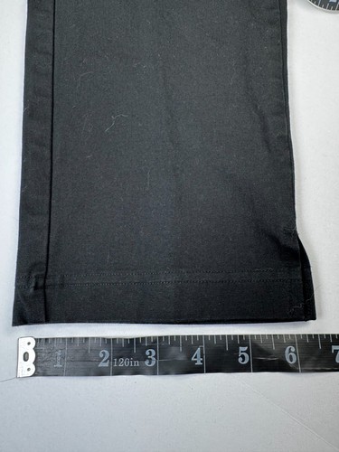 Eileen Fisher Pull On Pants Small Petite Black Organic Cotton Stretch Comfort - Picture 10 of 13
