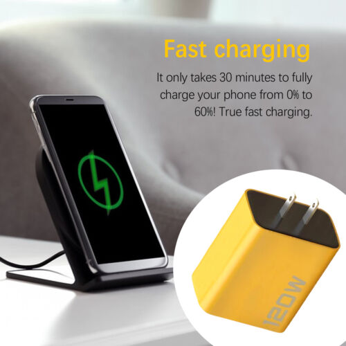 120W Schnellladegerät Doppel USB-C PD Multiport Wandladegerät Adapter für Phone - Bild 5 von 14