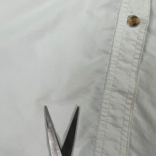 LL Bean Tropic Wear Shirt Womens XL White Button Up Vented Safari Outdoor Hike* - Picture 13 of 20