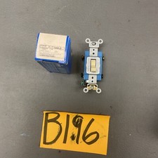 Leviton 1202-2I Toggle Switch 15A 120/277V Ivory ECS