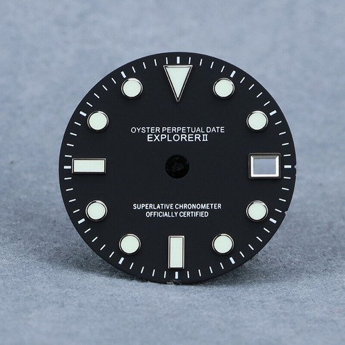 28.5mm dial EXPLORER NH34 movement For skx007 SKX009 BGW9 lume - Picture 8 of 9