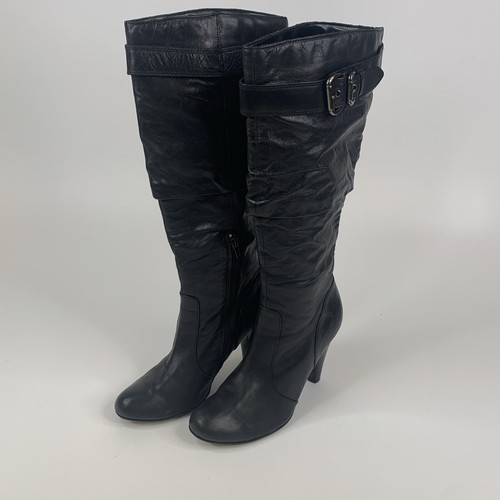Bota de cuero hasta la rodilla Aldo, negra, talla 10 (41) - Imagen 4 de 14