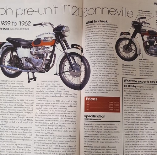 Classic Bike Mag - Aug 1999 - CBX1000,GS1000, Ducati 350, Bonneville , Suzuki x7 - Picture 21 of 22