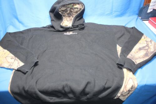 STRING STALKER ARCO CAZA XL Ciervos Caza Arco Cazador Sudadera con Capucha Camuflaje Negro - Imagen 6 de 8