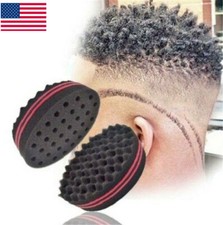 Reusable Wave Barber Hair Brush Sponge For Curly Hair Style Tool DIY Accessories