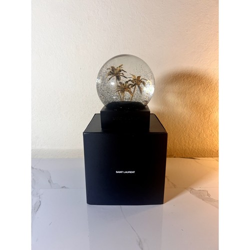 Saint Laurent ysl 2021 X'mas palm tree snow globe