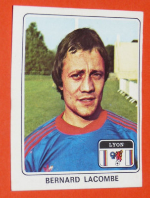 Carte Panini Bernard Lacombe - Bordeaux, Collection Vache Qui Rit Football
