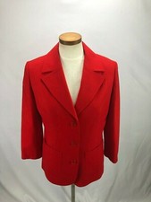 Pendleton Women's Red Wool Blazer 10