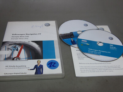 Genuine Volkswagen VW Sat Nav Navigation CY DVD Europa West V4 (12)