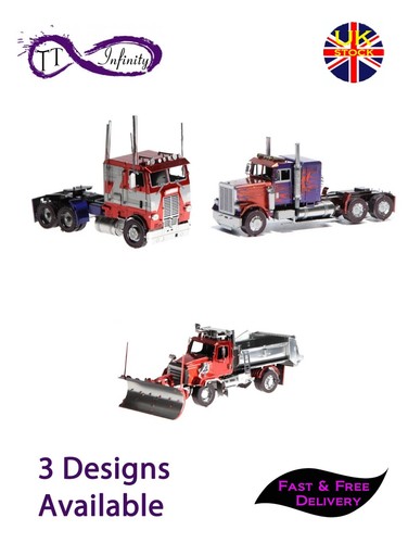 Metal Model Trucks FLC COE Snow Colourful 3D Laser Cut Metal DIY Kits Hobby Gift - Picture 8 of 16
