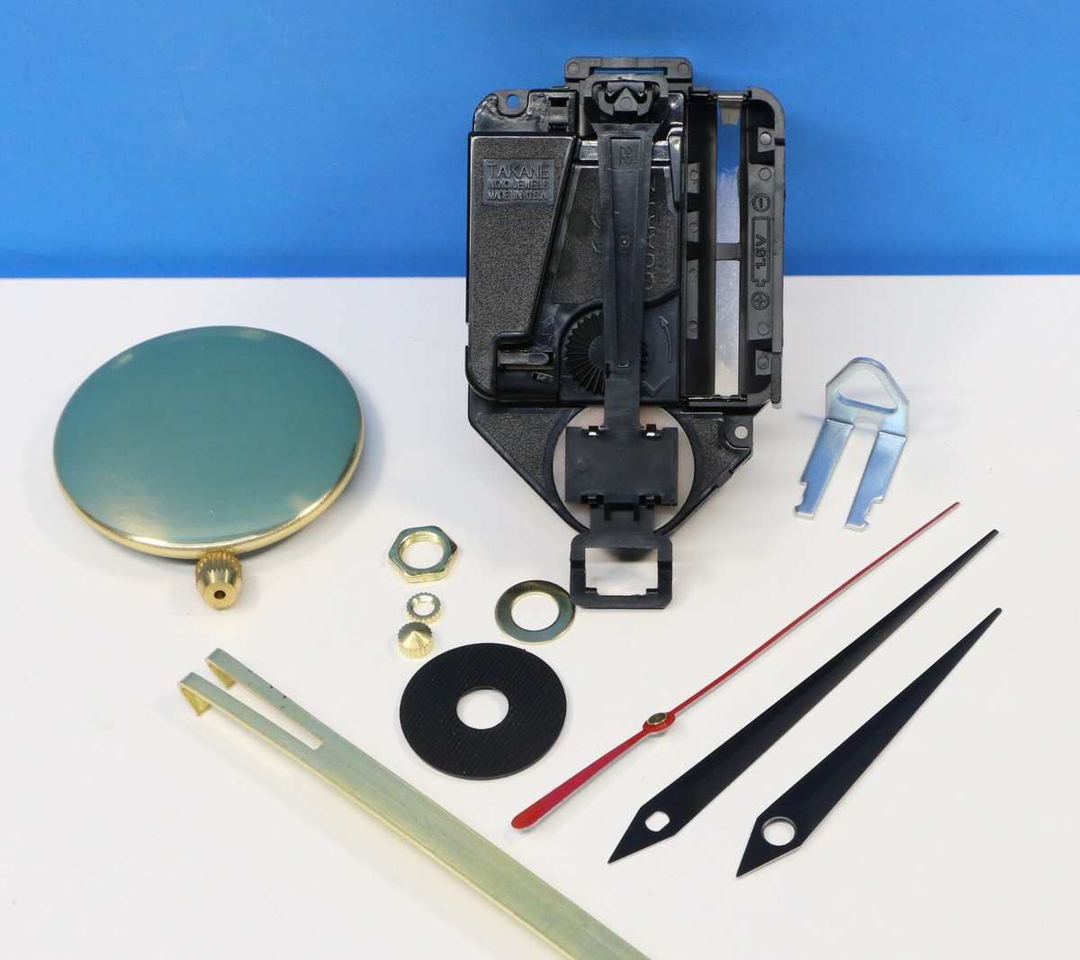 TAKANE Quartz Battery Clock Movement LONG 1/4