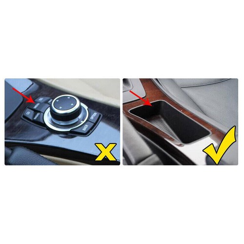 For BMW 3-Series E90 2005-2011 2012 Silver Console Gear Shift Frame Cover Trim - Picture 5 of 11