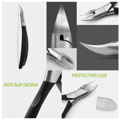 Toe Pliers Manicure Stainless Steel Pedicure Pliers Angle Scissors Portable Tool - Picture 13 of 18