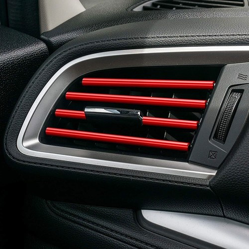 Car Interior Air Conditioner Vent Outlet Decoration Stripe Cover Accessories - Picture 6 of 8