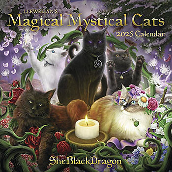 2025 Magical Mystical Cats Calendar by Llewellyn - Bild 1 von 1