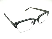 Champion CH01 COL60 Black Olive Half Rimless Eyeglasses Frames 53-19 140 NEW