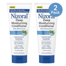 Nizoral Deep Moisturizing Conditioner 9.4oz Each - 2 Pack - New