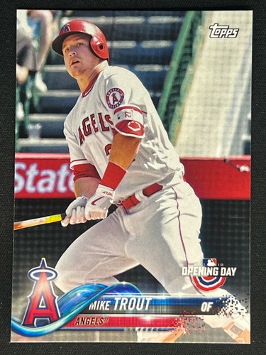MIKE TROUT 2018 Topps Opening Day Base #4 | Angels - Picture 1 of 2