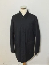 NWT Men's GALLOTTI Lightweight Lined Rain Jacket, 54 IT, 44 US, Black