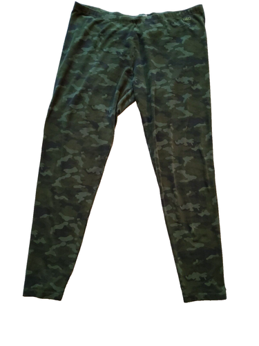 Selena Gomez Adidas NEO Pants Green Camoflauge Super Soft Leggins Ladies XL