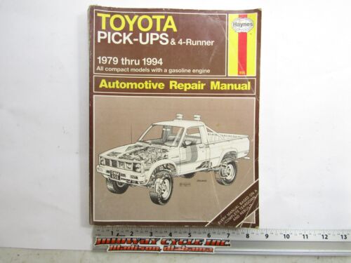 HAYNES TOYOTA PICK-UPS & 4-RUNNER 1979 - 1994 REPAIR MANUAL 94-078741 jh