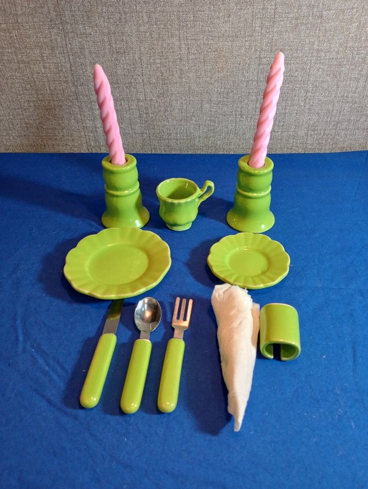 Vintage Frenzy Toys Fiesta Ceramic Child's Dolls Dishes Tea Set eBay