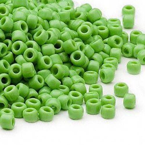 200 Matsuno 6/0 Glass Seed Beads Opaque Colors Shiny Or Frosted Spacer Beads - Picture 5 of 36
