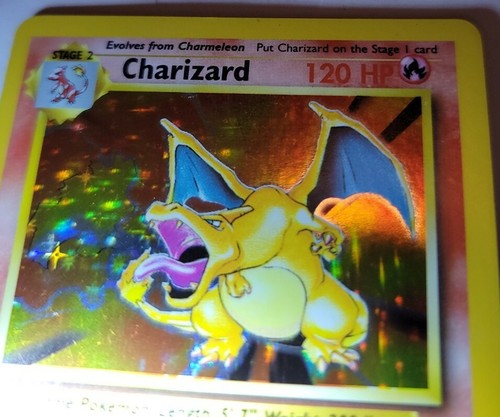 CHARIZARD 4/102 1999 HOLO RARE Pokemon Card Base 1 owner Unlimited - Picture 3 of 11