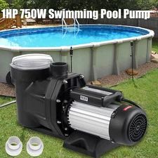 1HP In/Above Ground Pool Pump Motor 6000GPH 49.2FT Hmax 1.5in NPT For Hayward