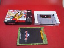 Tony Meola's Sidekicks Soccer (Super Nintendo SNES) COMPLETE w/ Box manual game