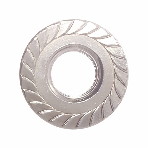 3/8-16 Stainless Steel Flange Nuts Serrated Base Lock Anti Vibration Qty 100 - Picture 5 of 5