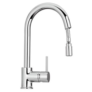 La Toscana Elba Single Handle Pull Down Sprayer Kitchen Faucet