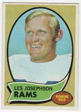 1970 Topps #253 Les Josephson - Los Angeles Rams - EXMINT - NMINT