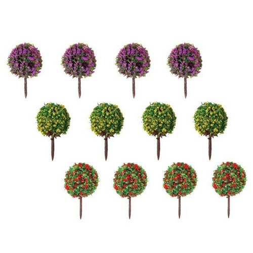 Mini Model Trees Train Railroad Layout Diorama Wargame Scenery Garden Landscape - Picture 14 of 36