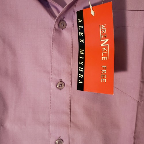 Alex Mishra Long Sleeve size 16 L button up new with tags single needle  - Bild 9 von 9