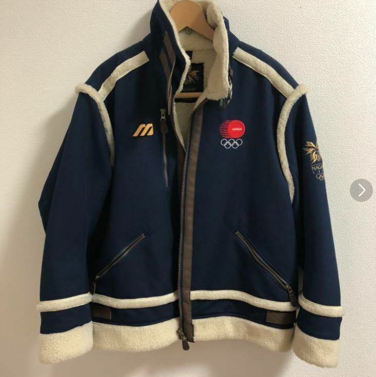 Nagano Olympics MIZUNO Official Boa Jacket 1998 Japan Nagano Olympics MIZUNO Official Boa Jacket 1998 Japan