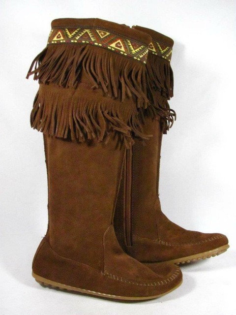 mens soft sole moccasin boots