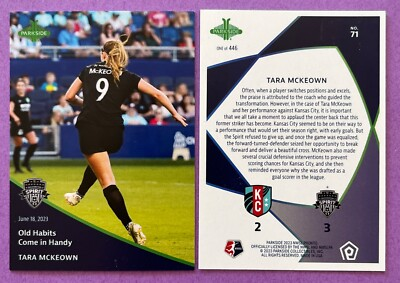 #ad #ad Tara McKeown 2023 Parkside NWSL Pronto Week 12 Card #71 446 SPIRIT $2.99