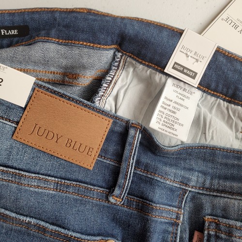 Judy Blue Jeans Womens Size 15 High Waist Classic Flare Stretch 5 Pocket - Picture 9 of 10
