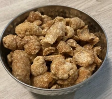 PORK CRACKLING (CHICHARONES CASEROS) FRIED OUT PORK WITH A  ATTACH SKIN 