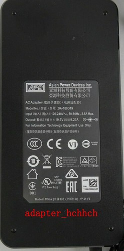 New Original APD 19.5V 9.23A Adapter for BenQ mobiuz ex2710u DA-180D19 Monitor@@ - Picture 2 of 3